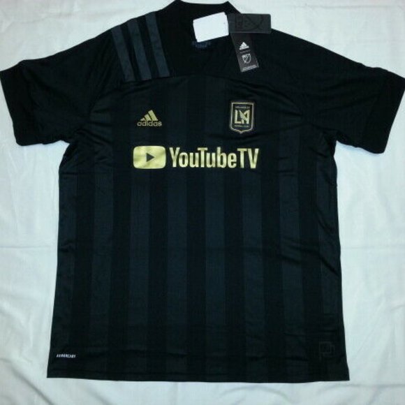 New Adidas Men's LAFC Futbol Soccer Home Jersey - Picture 7 of 7